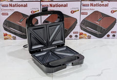 National Sandwich Maker – Quick & Delicious Snacks With 2 Years Warranty