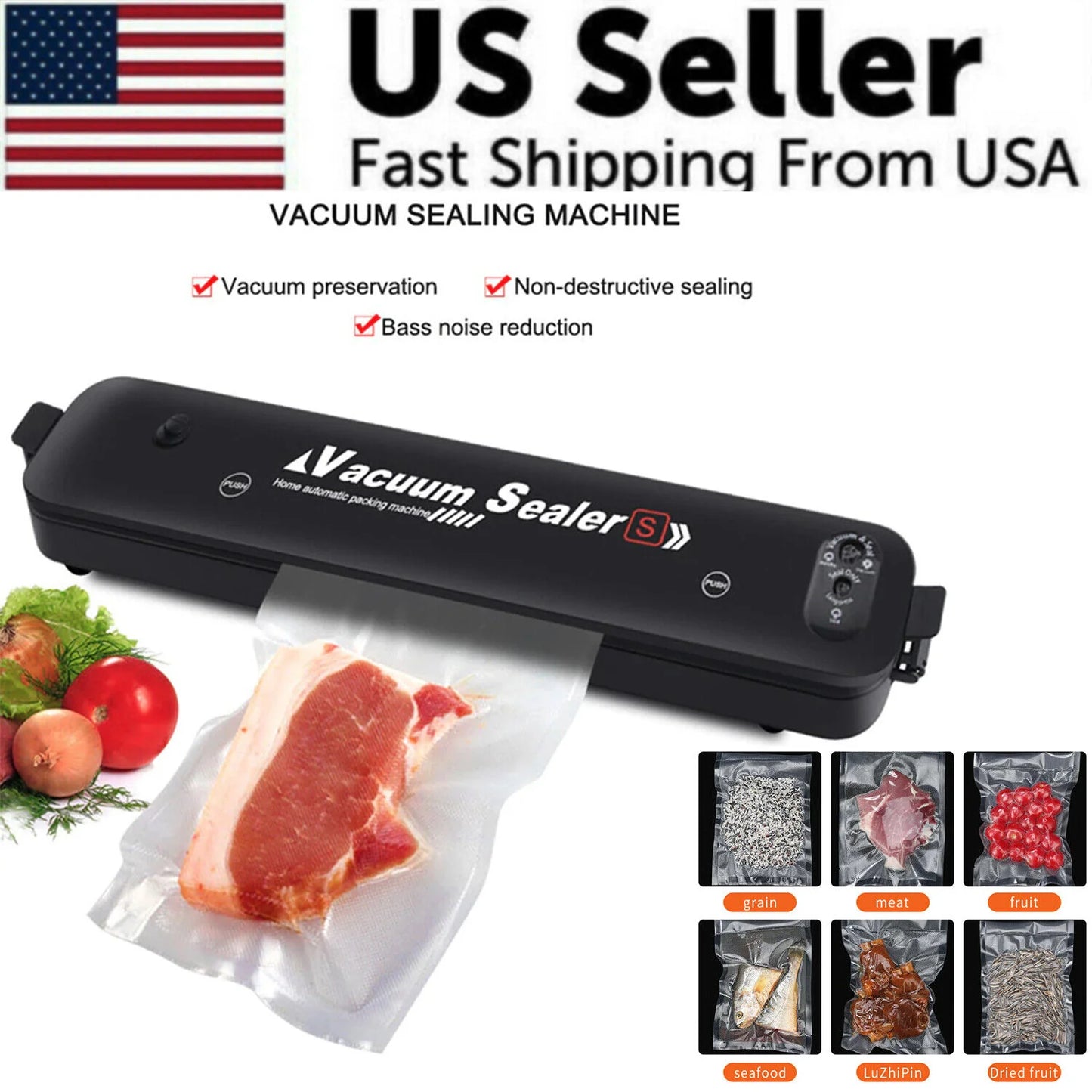 Revolutionize Your Kitchen with the Automatic Vacuum Sealer Machine – The Ultimate Food Preservation Solution!