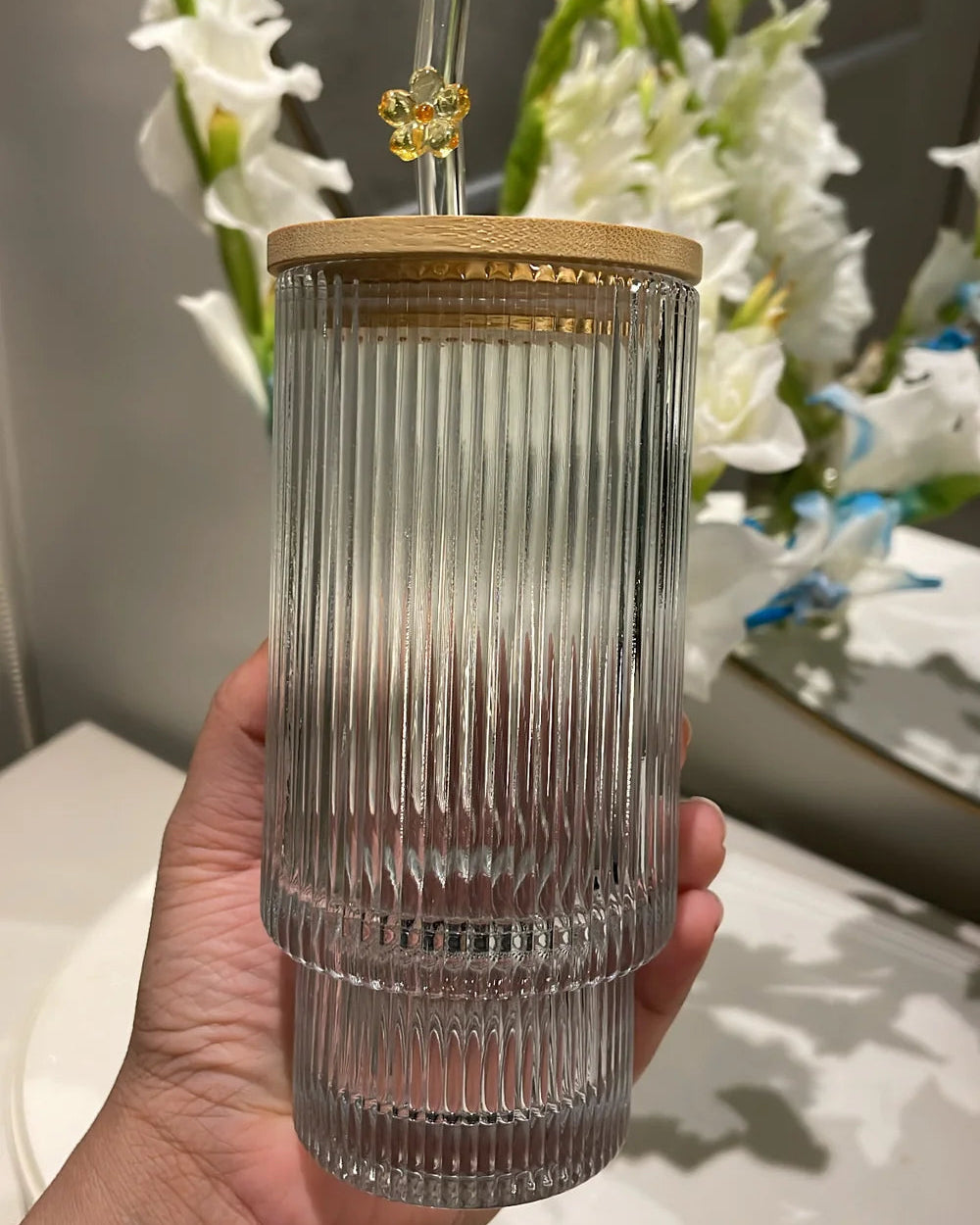 Ribbed Coffee Tumbler 500ML