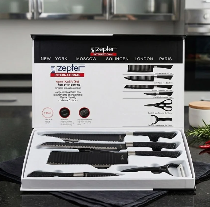 Zepter 6 Pcs Knife Set