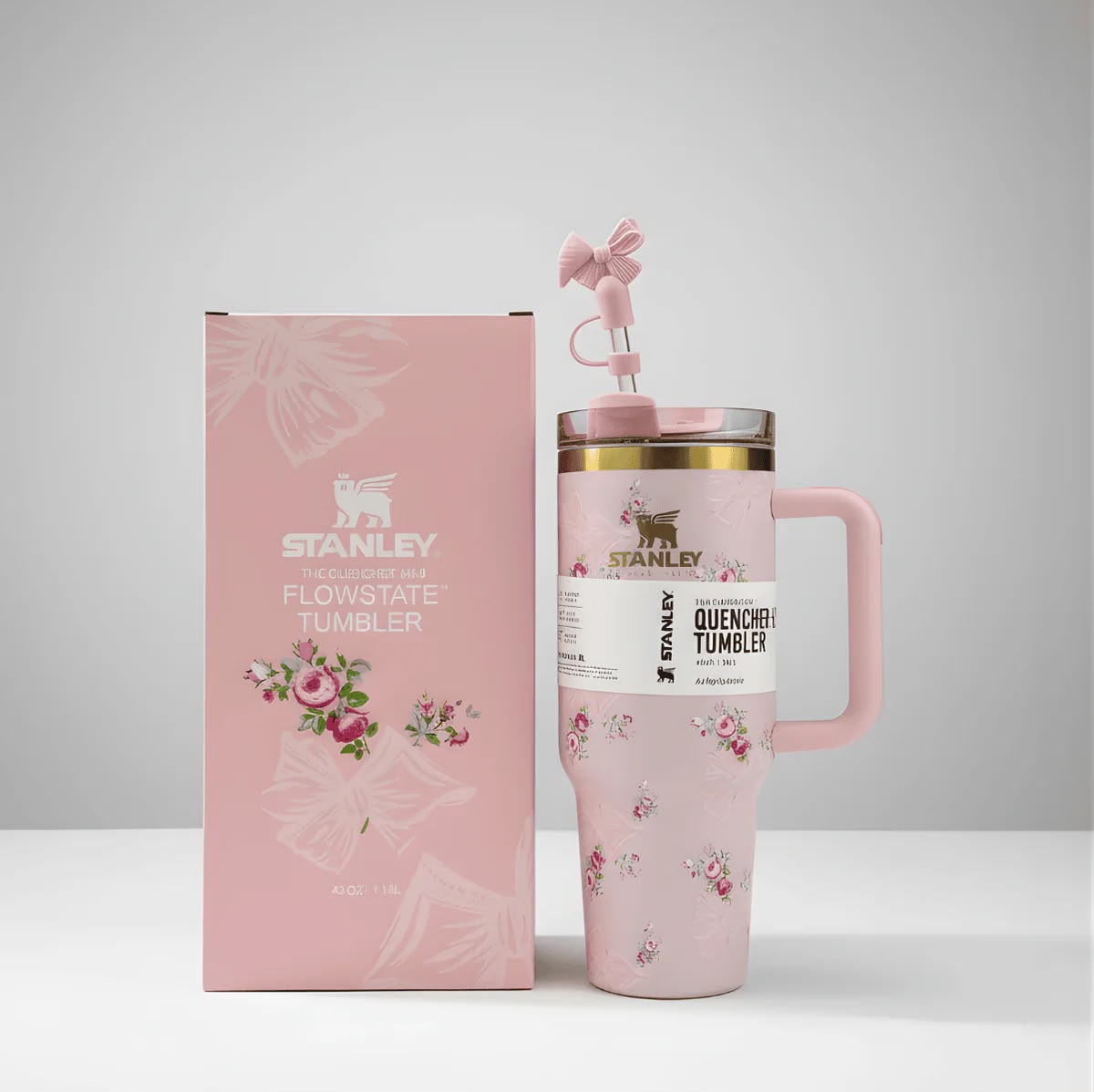 Stanley 40oz Quencher H2.0 FlowState Tumbler – Floral Collection