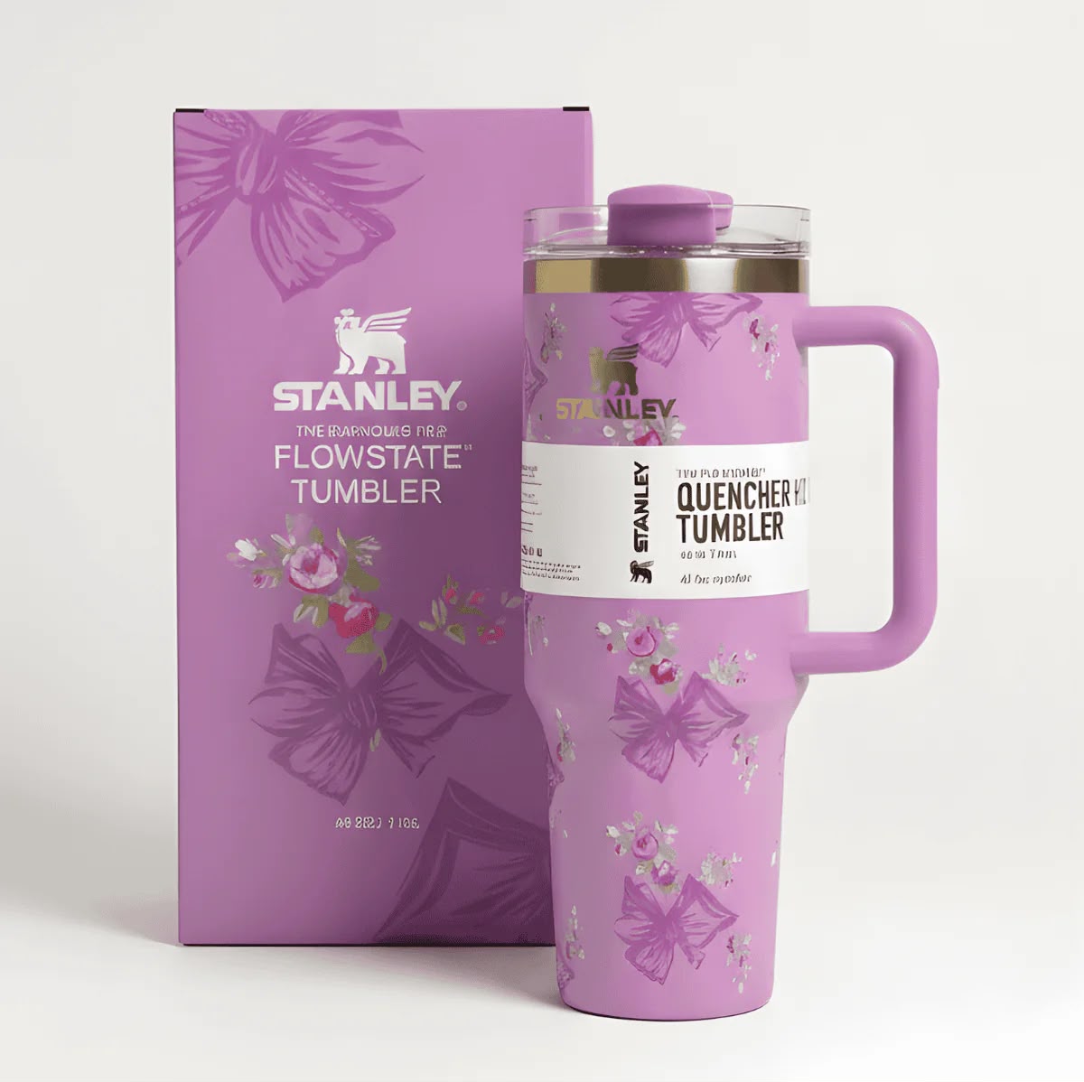 Stanley 40oz Quencher H2.0 FlowState Tumbler – Floral Collection