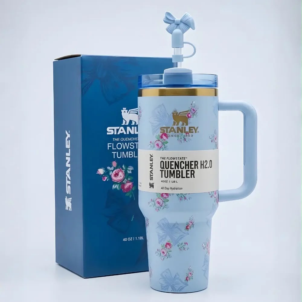 Stanley 40oz Quencher H2.0 FlowState Tumbler – Floral Collection