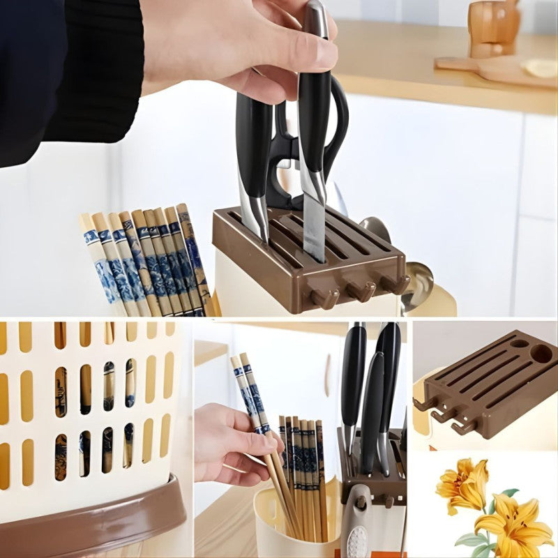 Cutlery & Spoon Holder Multi Function Kitchen Organizer
