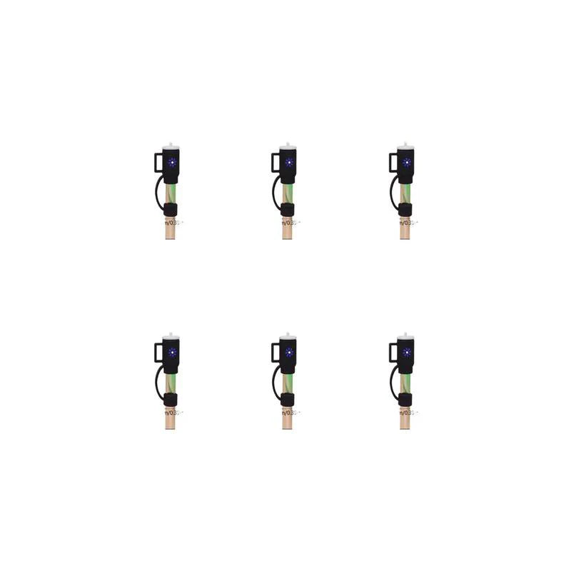 Brighten Up Your Drinks with Fun and Colorful Reusable Silicone Straw Caps – Available in Assorted Designs (1–6 pcs)