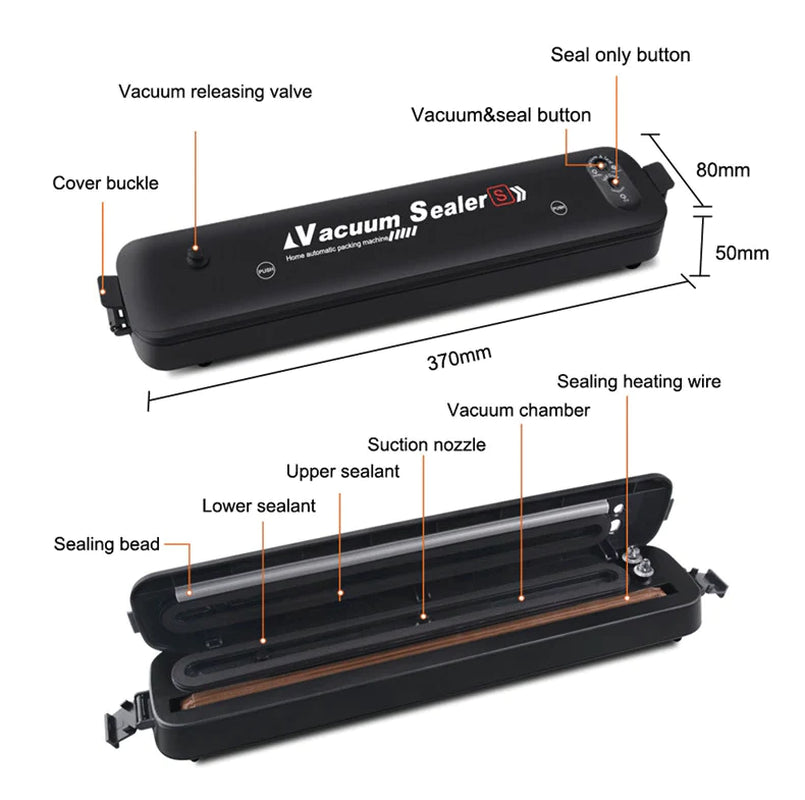 Revolutionize Your Kitchen with the Automatic Vacuum Sealer Machine – The Ultimate Food Preservation Solution!