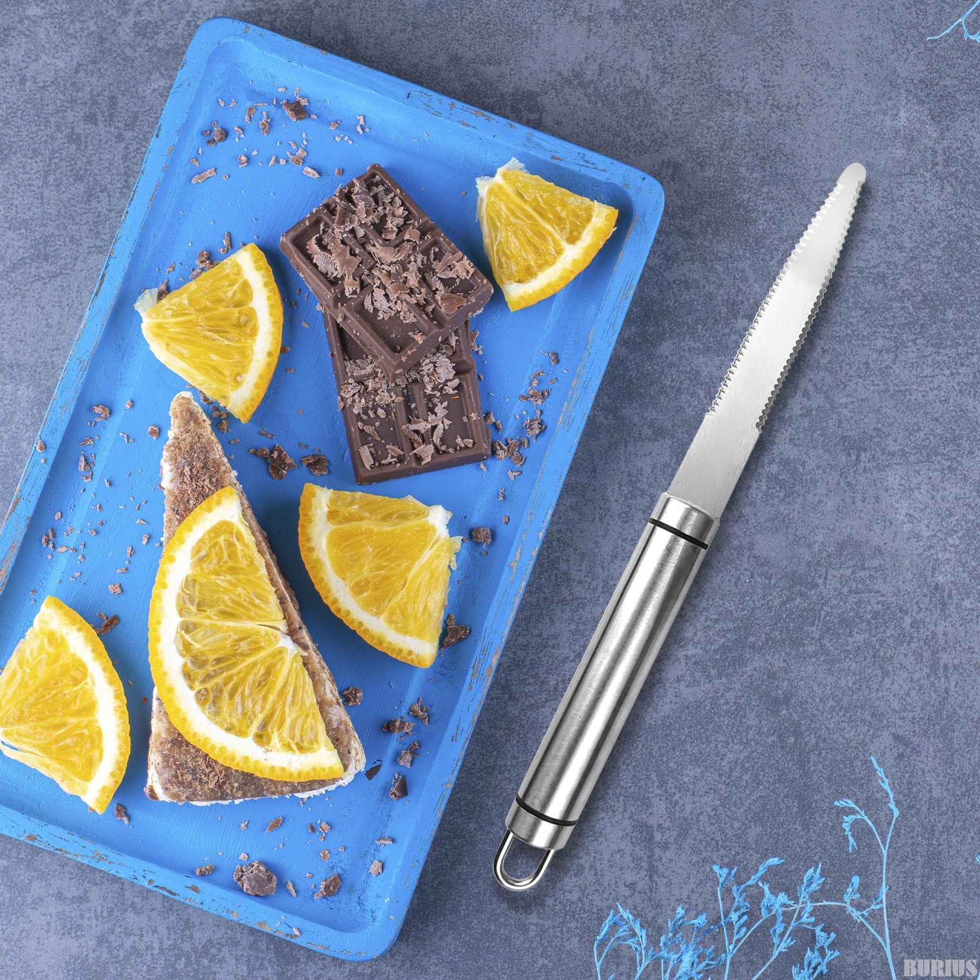 Grapefruit Knife with Curved Serrated Blade Fruit Slicer and Cutter for Oranges Kitchen Gadget Stainless Steel Small Knife for Home