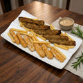 Melamine Double White Tray For Serving