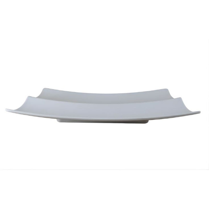 Melamine Double White Tray For Serving