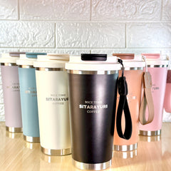 SITARAYURI 560ml Insulated Coffee Mug – Built-in Filter & Smart Lid (ZF-028)