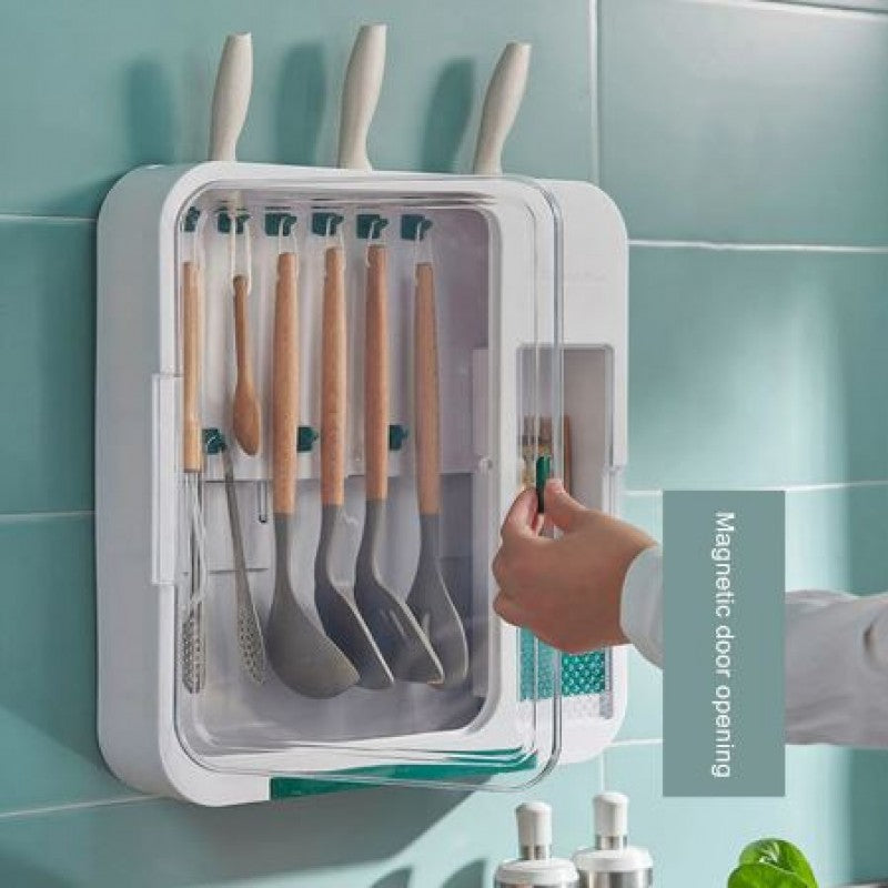 Multifunctional Kitchen Shelves, Spatulas, Spoons, Knife Holders, Daquan Wall Mounted Kitchen Utensils for Home Use